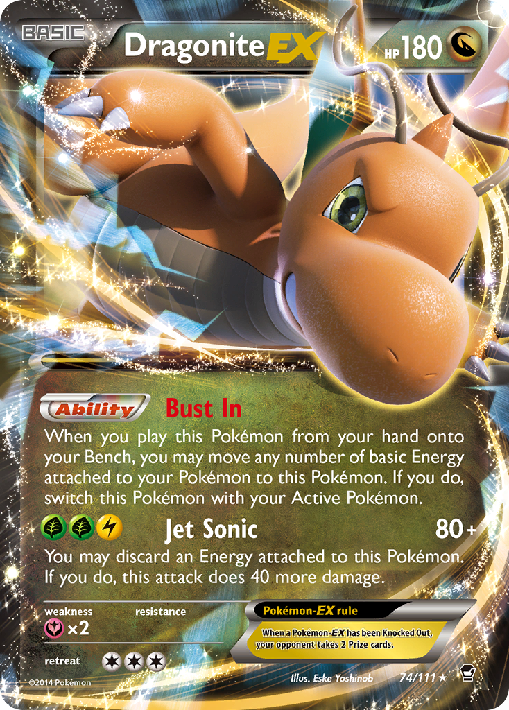 Dragonite EX (74/111) [XY: Furious Fists] | Jack's On Queen