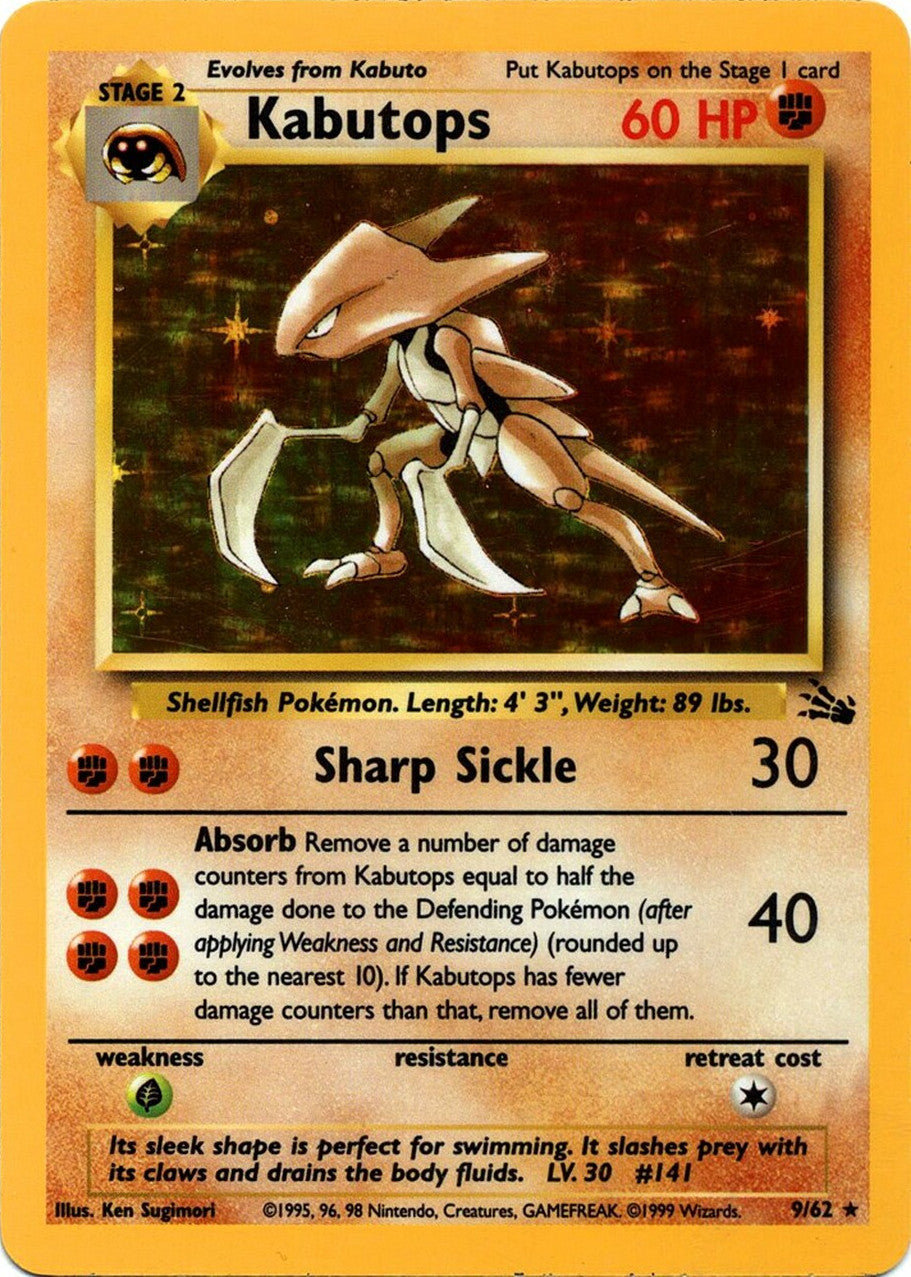 Kabutops (9/62) [Fossil Unlimited] | Jack's On Queen