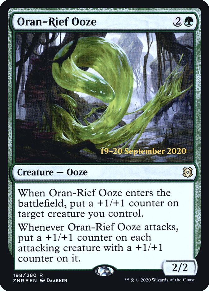 Oran-Rief Ooze  [Zendikar Rising Prerelease Promos] | Jack's On Queen