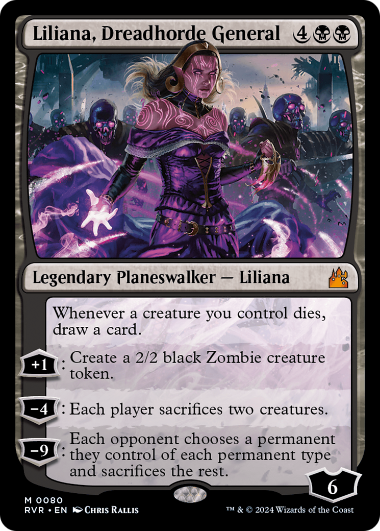 Liliana, Dreadhorde General [Ravnica Remastered] | Jack's On Queen