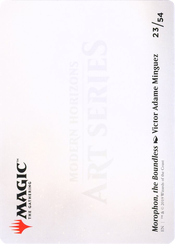 Morophon the Boundless Art Card [Modern Horizons Art Series] | Jack's On Queen