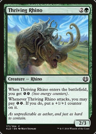 Thriving Rhino [Kaladesh] | Jack's On Queen