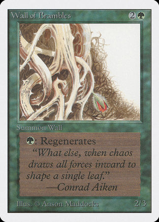 Wall of Brambles [Unlimited Edition] | Jack's On Queen