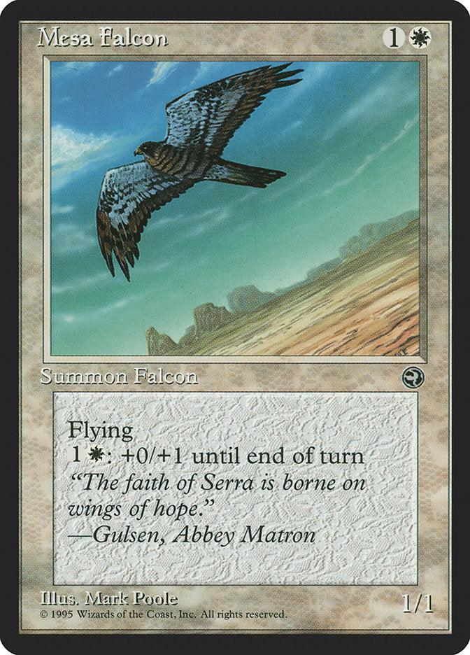 Mesa Falcon (Gulsen Flavor Text) [Homelands] | Jack's On Queen