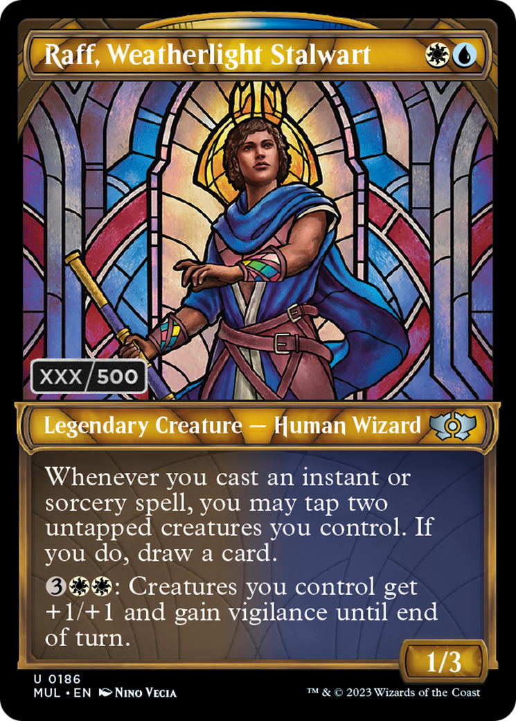 Raff, Weatherlight Stalwart (Serialized) [Multiverse Legends] | Jack's On Queen
