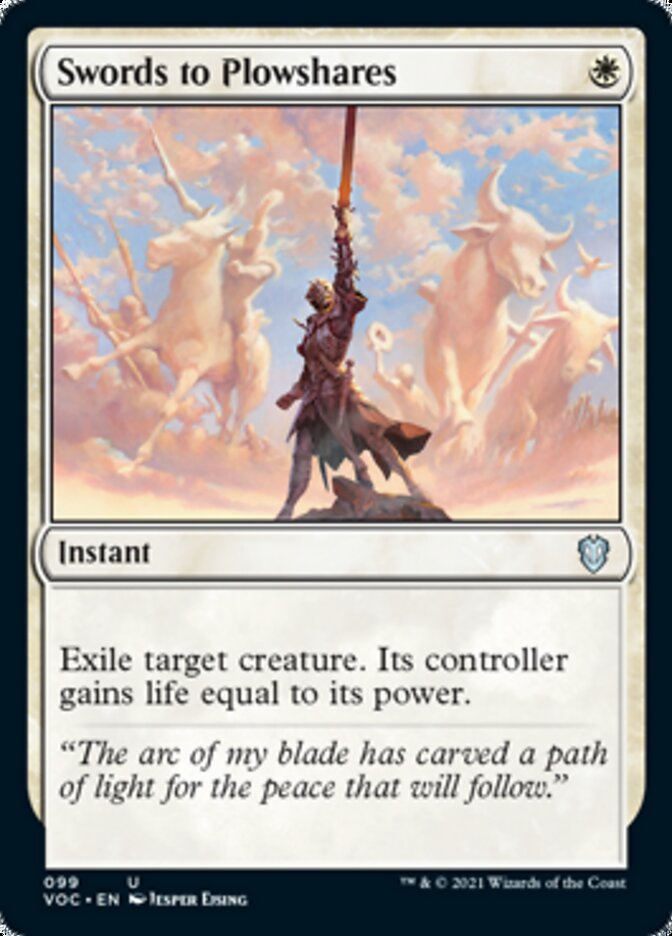 Swords to Plowshares [Innistrad: Crimson Vow Commander] | Jack's On Queen