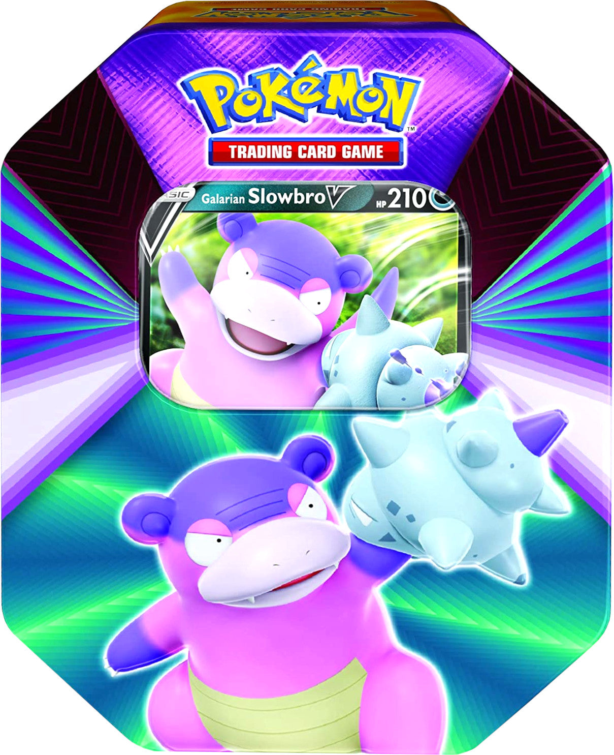 Sword & Shield: Vivid Voltage - V Forces Tin (Galarian Slowbro V) | Jack's On Queen