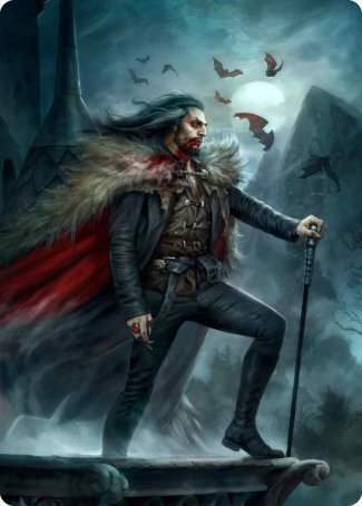 Dracula, Blood Immortal Art Card [Innistrad: Crimson Vow Art Series] | Jack's On Queen