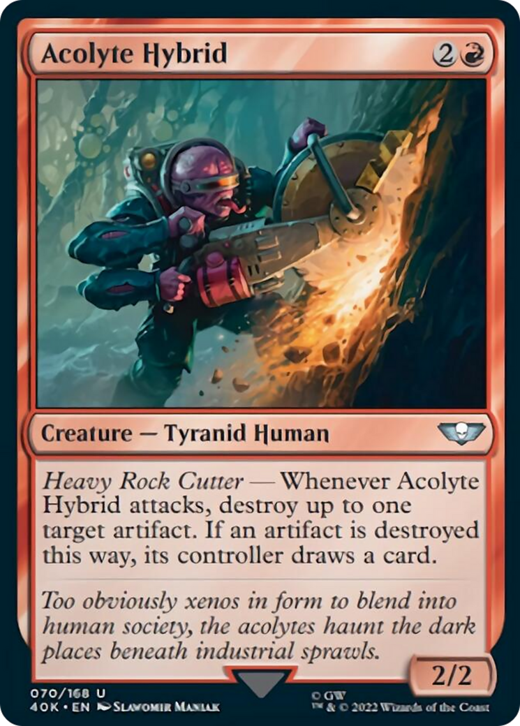 Acolyte Hybrid (Surge Foil) [Universes Beyond: Warhammer 40,000] | Jack's On Queen