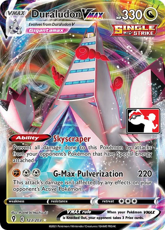 Duraludon VMAX (123/203) [Prize Pack Series One] | Jack's On Queen