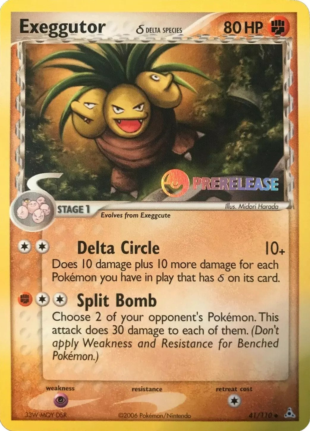 Exeggutor (41/110) (Prerelease) [EX: Holon Phantoms] | Jack's On Queen