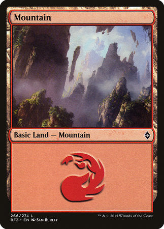 Mountain (266) [Battle for Zendikar] | Jack's On Queen