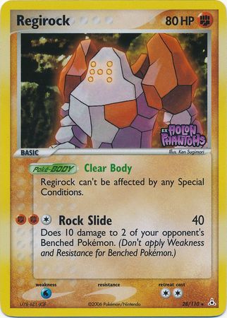 Regirock (28/110) (Stamped) [EX: Holon Phantoms] | Jack's On Queen