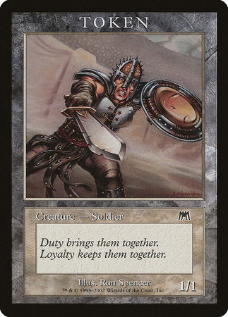 Soldier Token (Onslaught) [Magic Player Rewards 2002] | Jack's On Queen