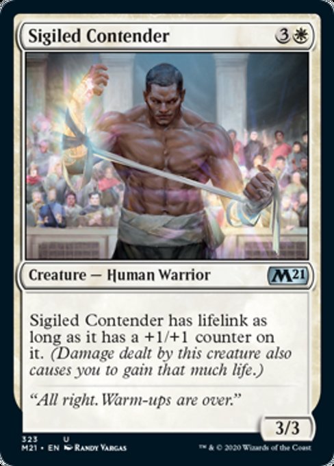 Sigiled Contender [Core Set 2021] | Jack's On Queen