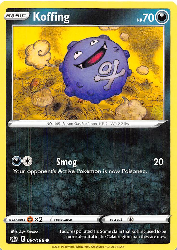 Koffing (094/198) [Sword & Shield: Chilling Reign] | Jack's On Queen