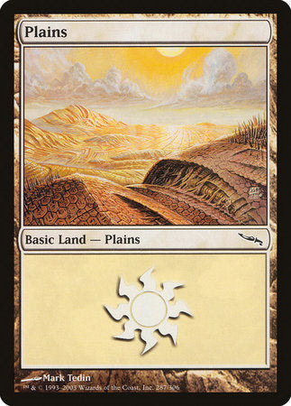 Plains (287) [Mirrodin] | Jack's On Queen