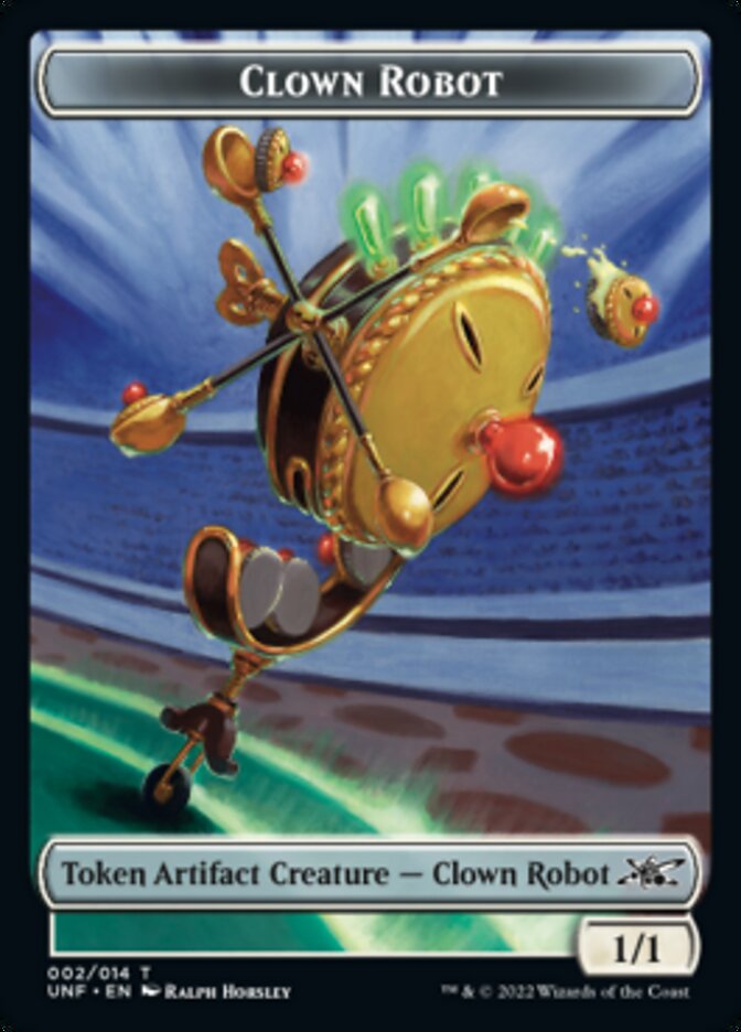 Clown Robot (002) Token [Unfinity Tokens] | Jack's On Queen