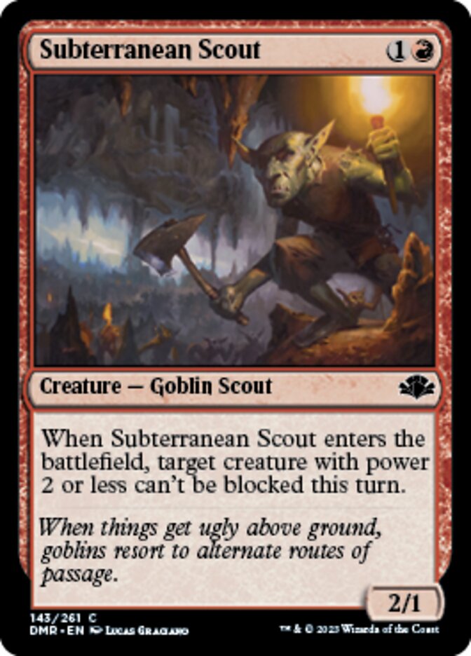 Subterranean Scout [Dominaria Remastered] | Jack's On Queen