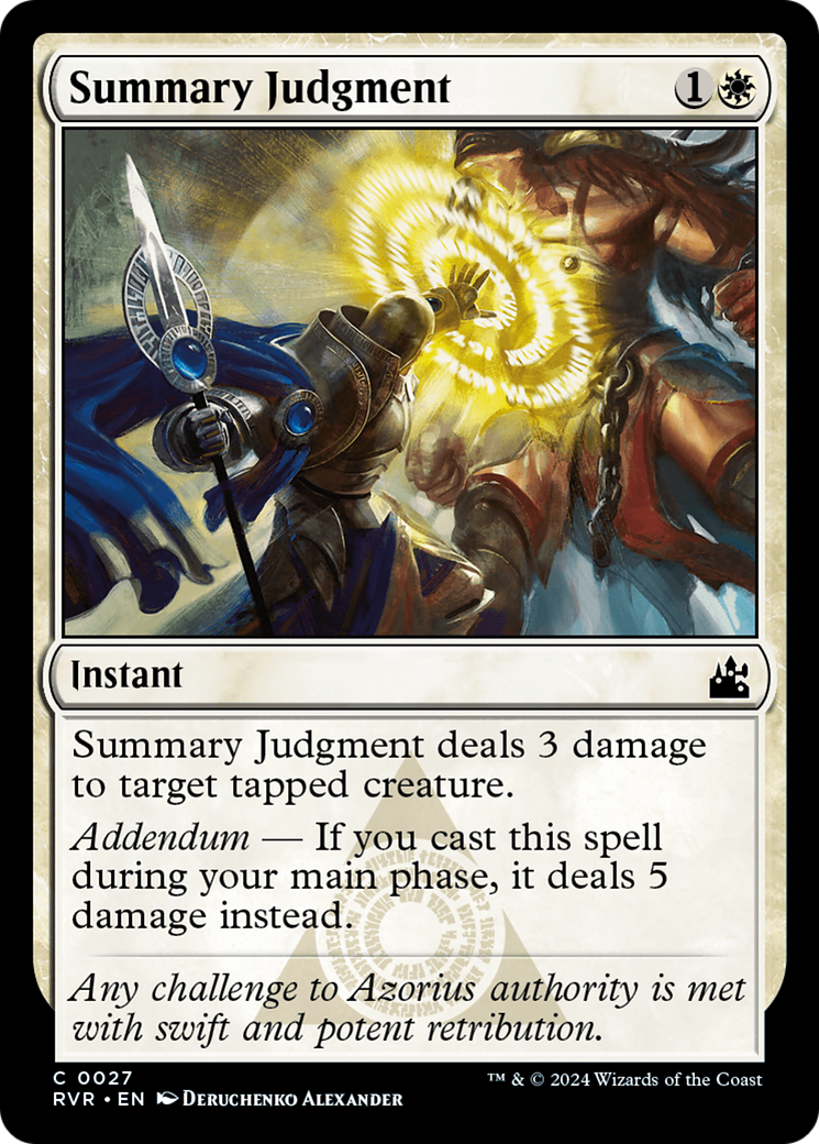 Summary Judgment [Ravnica Remastered] | Jack's On Queen