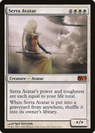 Serra Avatar [Duels of the Planeswalkers Promos 2012] | Jack's On Queen