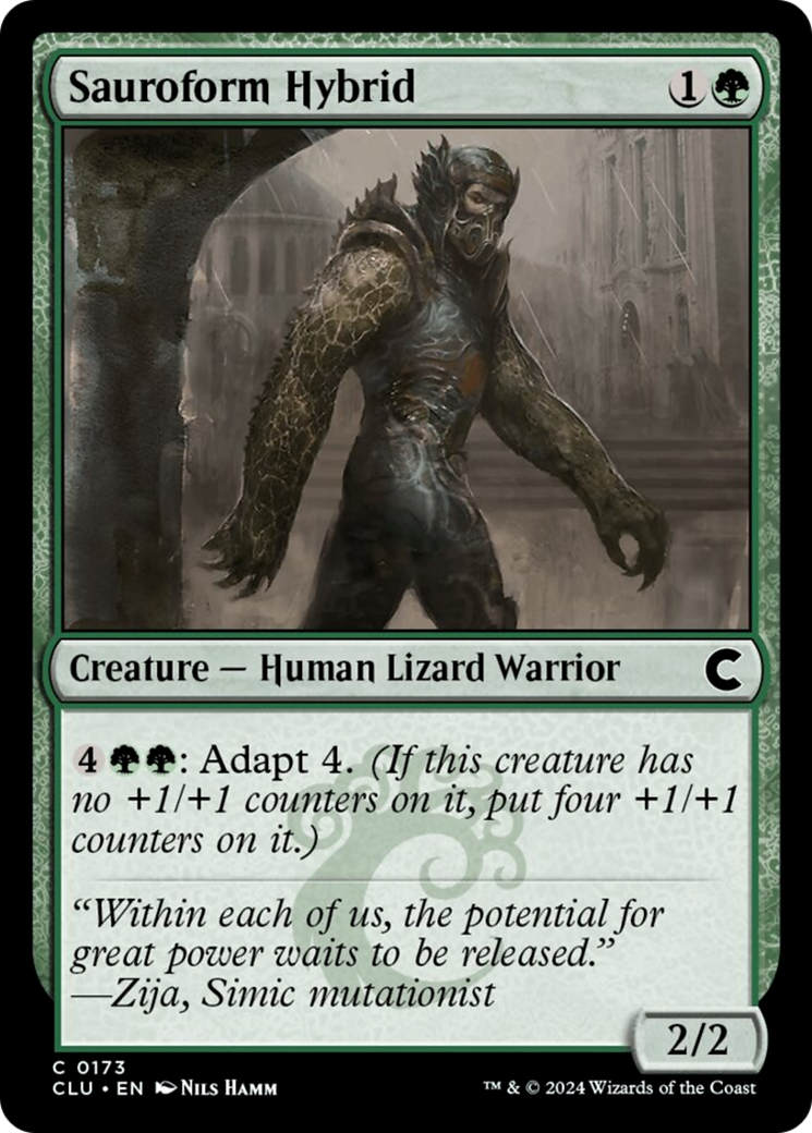Sauroform Hybrid [Ravnica: Clue Edition] | Jack's On Queen