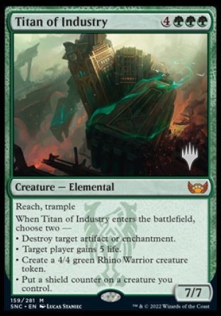 Titan of Industry (Promo Pack) [Streets of New Capenna Promos] | Jack's On Queen
