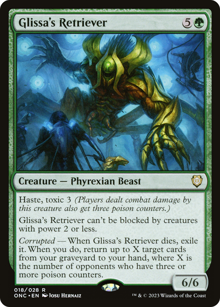 Glissa's Retriever [Phyrexia: All Will Be One Commander] | Jack's On Queen