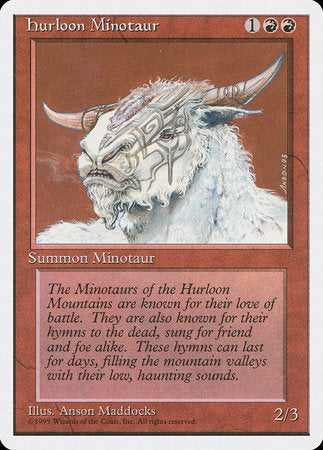 Hurloon Minotaur [Fourth Edition] | Jack's On Queen