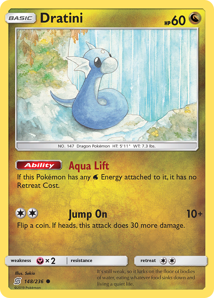 Dratini (148/236) [Sun & Moon: Unified Minds] | Jack's On Queen