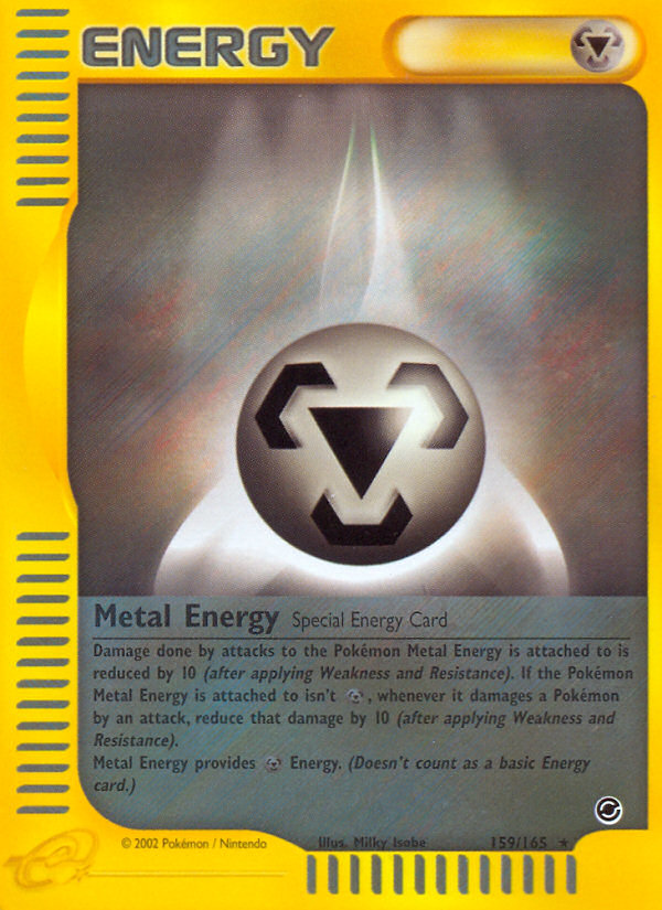 Metal Energy (159/165) [Expedition: Base Set] | Jack's On Queen