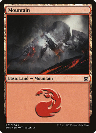 Mountain (261) [Dragons of Tarkir] | Jack's On Queen