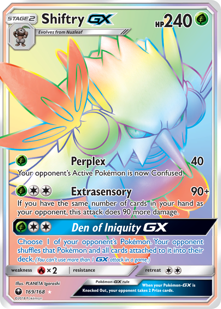 Shiftry GX (169/168) [Sun & Moon: Celestial Storm] | Jack's On Queen