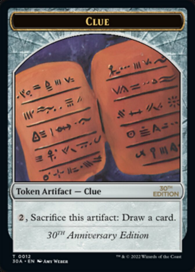 Clue Token (012) [30th Anniversary Tokens] | Jack's On Queen