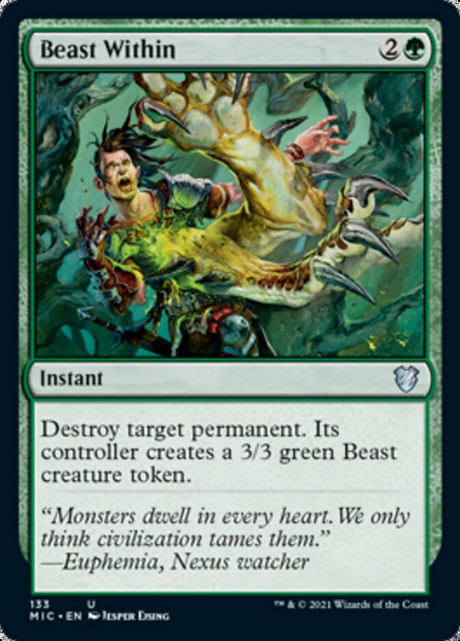 Beast Within [Innistrad: Midnight Hunt Commander] | Jack's On Queen