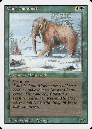 War Mammoth [Revised Edition] | Jack's On Queen