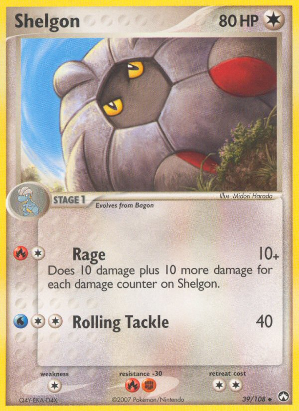 Shelgon (39/108) [EX: Power Keepers] | Jack's On Queen