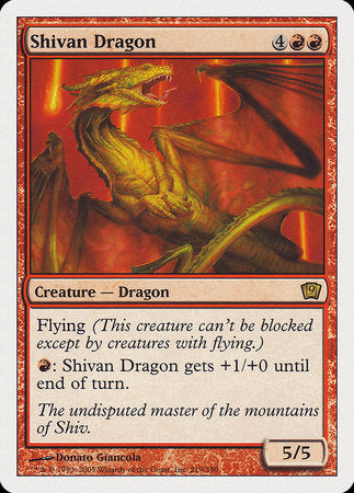 Shivan Dragon [Ninth Edition] | Jack's On Queen