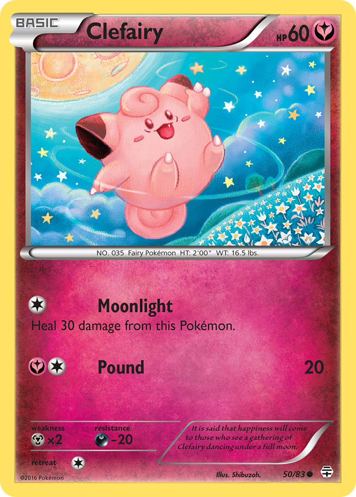 Clefairy (50/83) [XY: Generations] | Jack's On Queen