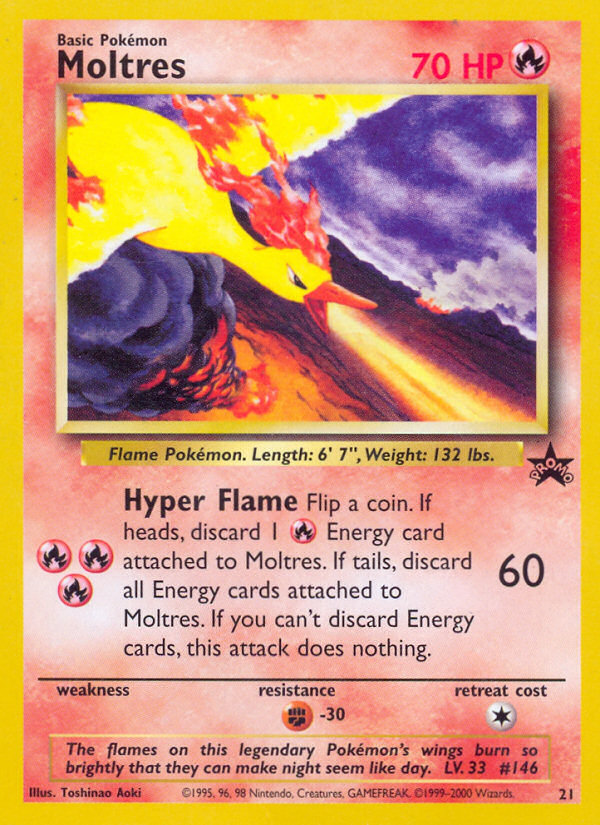 Moltres (21) [Wizards of the Coast: Black Star Promos] | Jack's On Queen