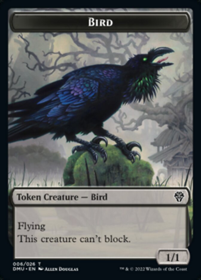 Soldier // Bird (006) Double-sided Token [Dominaria United Tokens] | Jack's On Queen