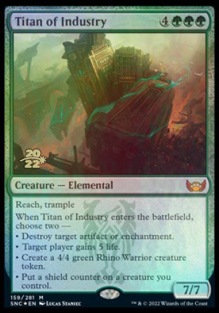 Titan of Industry [Streets of New Capenna Prerelease Promos] | Jack's On Queen