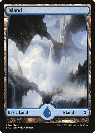 Island (256) - Full Art [Battle for Zendikar] | Jack's On Queen