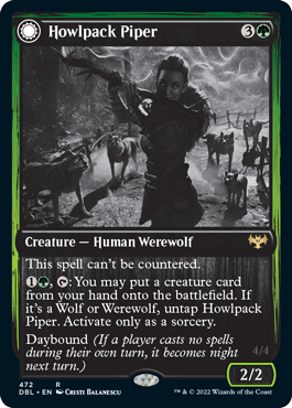Howlpack Piper // Wildsong Howler [Innistrad: Double Feature] | Jack's On Queen