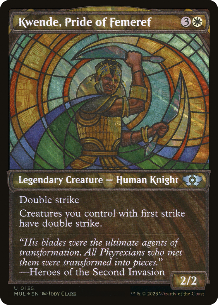 Kwende, Pride of Femeref (Halo Foil) [Multiverse Legends] | Jack's On Queen