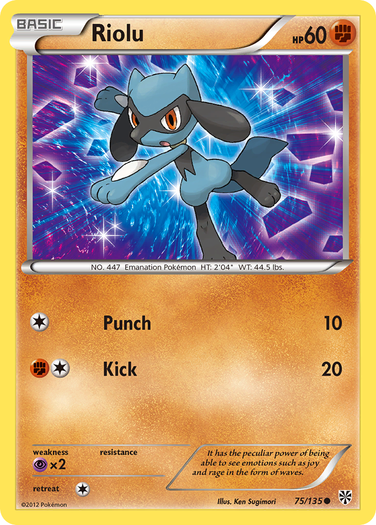 Riolu (75/135) [Black & White: Plasma Storm] | Jack's On Queen