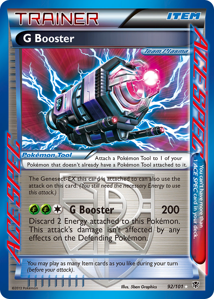 G Booster (92/101) [Black & White: Plasma Blast] | Jack's On Queen