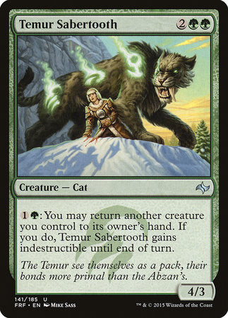 Temur Sabertooth [Fate Reforged] | Jack's On Queen