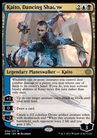 Kaito, Dancing Shadow (Promo Pack) [Phyrexia: All Will Be One Promos] | Jack's On Queen