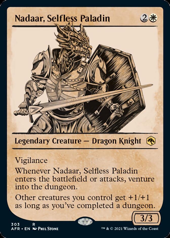 Nadaar, Selfless Paladin (Showcase) [Dungeons & Dragons: Adventures in the Forgotten Realms] | Jack's On Queen